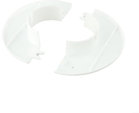 Hole Cover, Rosettes Cover Rosette Cable Entry Cable Passage 40-80mm Hole Cover, White Single Cable Bushes-Feed Through Wall Cover-Coaxial/Coax Hole(55mm)