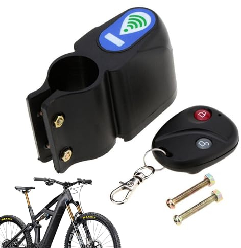 Generic Fahrradalarmanlagen mit Fernbedienung,Alarmanlagen für Fahrräder, Lauter Diebstahlalarm mit Fernbedienung, Mehrzweck-Fahrzeugalarm, Fahrzeugsicherheitsalarmsystem für, Motorrad, Fahrrad,