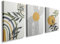 Wall Art Set of 3 Unframed Prints Abstract Tropical Plant Decoration Living Room Bedroom Poster Home Decor Paint By Numbers for Adults, GYH0010