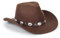 NociHah Klassischer Western-Cowboyhut für Herren und Damen, Cowgirlhut mit breiter Krempe, Fedorahut aus Filz (S-M)