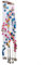 Muschel-Windspiel, doppelter Drache, weiß, mediterraner Stil, für die Gesundheit der Familie, Segen, Glück, Innen- und Außenbereich, Gartendekoration (farbig)