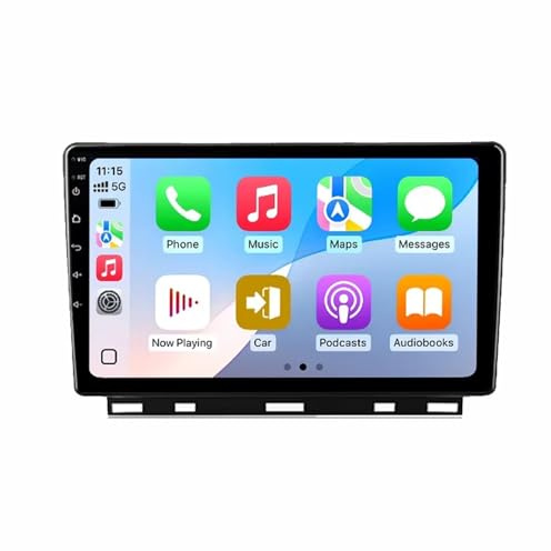 Android 13 2 DIN Pantalla Táctil Radio 9 Coche Pantalla para Renault Clio 5 Lutecia 2019-2021 con Enlace Espejo/Navegación GPS/Radio FM/BT/Mandos Volante/Reproductor Multimedia(2+32G)
