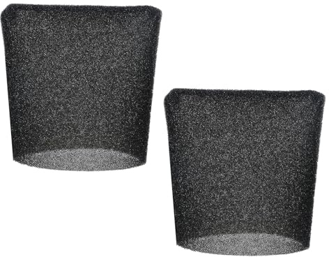 SPARES2GO Lot de 2 manchons filtrants en mousse pour aspirateur Titan TTB774VAC 16L TTB775VAC 20L TTB776VAC 30L TTB777VAC 40L