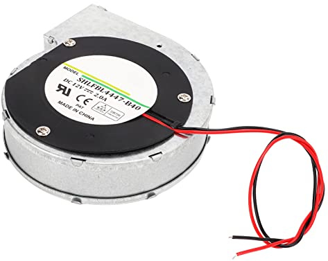 High-Speed Brushless Cooling Blower Fan - 12V DC 2A Centrifugal Fan with Pure Copper Wire & High Temperature for Data Centers & Equipment Cooling