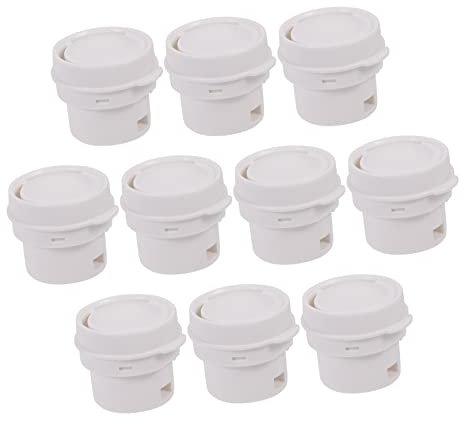 EXHUMKY Válvula de 10 Piezas Repuesto Válvula de Escape Material Resistente Instalación Accesorios para Olla Arrocera Uso Seguro