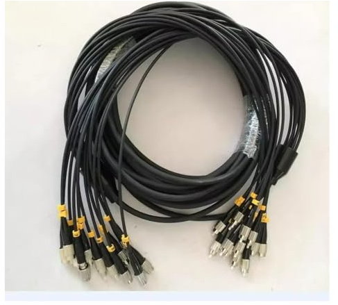 SHENGJIELIU TPU-gepanzertes optisches Kabel, OM3 Multimode, 2/4/6/8/12 Kerne, LC, SC, FC, ST, UPC, A Flexibler Glasfaser-Jumper, FTTH, 10 m, 20 m, 30 m, 40 m(2core LC -LC 10m)