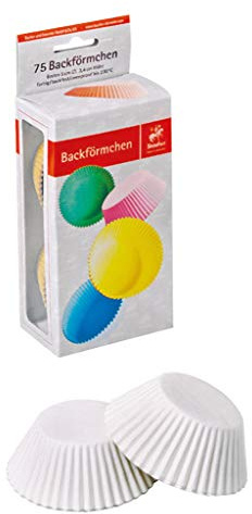 Bacher & Demmler Backförmchen 50 x 34 mm 75 Stück verschiedene Farben