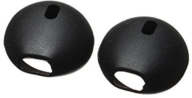 EsportsMJJ 1 Pair Silicone In-ear Headphonee Earphone Case Cover Cap Ear Muffs for iPhone AirPods EarPods - Black