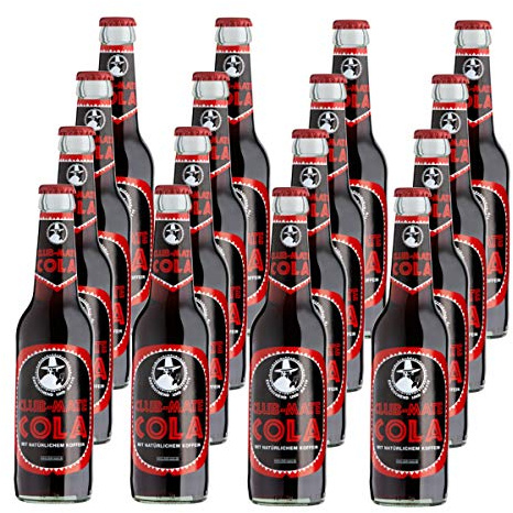 Club-mate Cola 16 Flaschen je 0,33l incl Mehrweg Pfand