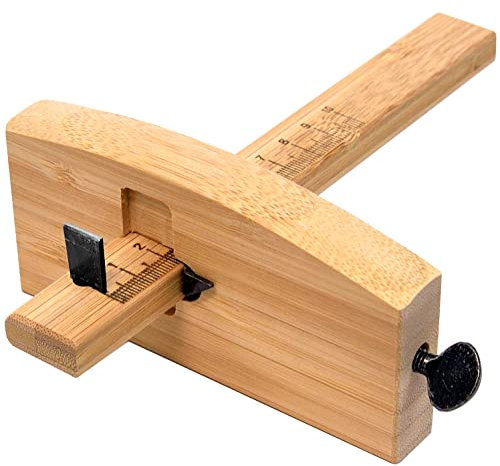 KaKUrI Wood Marking Gauge Woodworking Tool 4.75 / 120mm, Japanese Marking Gauge KEBIKI Wood Scribe Tool, Made in JAPAN (40948)