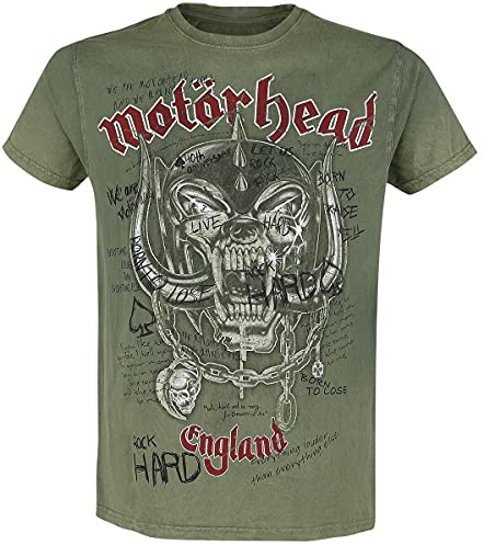 Motörhead Quotes Männer T-Shirt Khaki Band-Merch, Bands