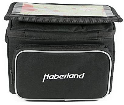 Haberland Lenkertasche Classic LKF808E E-Bike inkl. KLICKfix-Adapter Durchm. 22-31,8 mm schwarz