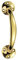 TERF® Heavy Duty Vintage Style Victorian Bow Pull Door Handle Brass 150mm (6 inch) Including Fixing Screw for Kitchen Cupboard Cabinet Drawer Door Pull Handle - Pack of 1