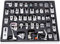 Machine à Coudre Pied presseur Kit 32/48pcs, Pied de Biche Machine a Coudre, Pack d'accessoires Bord étroit Machine à Coudre Pied presseur kit pour la Maison Multifonctions Machine à Coudre(32)