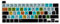 MiNGFi Silikon Lightroom Tastenkombinationen Tastaturschutz für MacBook Pro 13 M1/M2 A2338 (2020–2023), A2289 (2020), A2251 (2020–2021), Pro 16 A2141 (2019–2021) EU/ISO Tastaturlayout