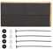 Kit de montage universel pour ventilateur de voiture électrique de refroidissement pousser tirer, accessoires de fixation pour la plupart des ventilateurs de radiateur, Noir