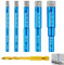 flintronic Diamantbohrer Set, Fliesenbohrer, Fliesenbohrer Set 6-tlg(5, 6, 8, 10,12), Sechskant-Schaft, Diamant Bohrer Set für Keramik, Granit, Glas, Porzellan, Fliesen, Feinsteinzeug