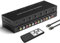 Azduou 4 AV to HDMI, 1080P/720P 4 Way RCA Composite CVBS AV Switch to HDMI Converter Adapter Support 4:3/16:9 Switching, for Sega Xbox PS1 PS2 PS3 N64 NGC SNES WII VHS VCR Camera DVD （with Remote）