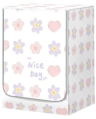 Odot Copri Lavatrice Esterni, Coprilavatrice da Esterno Impermeabile, Copertura per Lavatrice e Asciugatrice con Aperture Frontali, Antipolvere Anti Sunlight (S-capacità 4~7.5 kg,Fiore Rosa)
