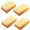 MCHNIC Lot de 4 filtres pour Karcher NT25/1, NT35/1, NT45/1, NT55/1, NT361 ECO, NT561 ECO, NT611 ECO Filtre à air plat filtre à lamelles/aspirateur de sol/aspirateur de lavage/robot aspirateur