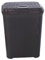 URBNLIVING 55L Plastic Rattan Dirty Laundry Clothes Washing Bin Basket Storage Organiser (Dark Brown)