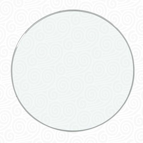 Tischplatte Rund 80 cm Rund Glasscheibe Tischplatte Glasplatte Tisch 8MM (Size : Ø 58cm(23Inch))