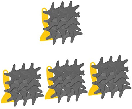 Garneck 4 Sets Duschaufkleber Für Die Badewanne – Aus Peva-Material Einfach Anzubringen Cartoon-Stil