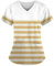 Kasacks Damen Pflege Große Größen, Bunt Damen Kasacks Pflege Schlupfkasack Damen T-Shirts Für Damen Op Kleidung Kasack Damen Pflege Günstig Berufsbekleidung Pflege Damen Hosen(3-Yellow,4XL)