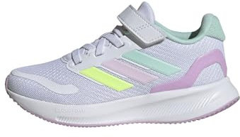 adidas RUNFALCON 5 Shoes Kids, Scarpe da Corsa, Cloud White/Clear Mint/Clear Pink, 34 EU