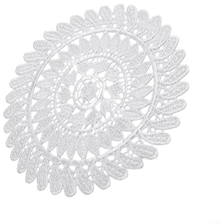 Tapetes de ganchillo vintage, crea un ambiente encantador en tu mesa de comedor (4#20 cm)