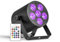 Oloaxolx 60W Akku LED Par Strahler Wiederaufladbar, RGBWA+UV 6 LED Bühnenlicht mit Fernbedienung DMX512 Partylicht für DJ Disco Live Hochzeit Indoor Outdoor Ausstellungshalle