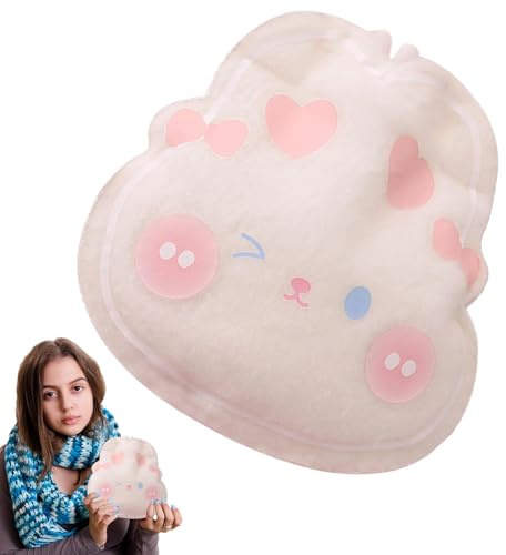 Wpsagek Wärmflasche Stofftier - Wärmewasserbeutel Niedlicher Cartoon Warmer Wasserbeutel | Stofftier Design Beheizte Wasserflasche für Studenten, Büros, Familien, Thanksgiving, Halloween