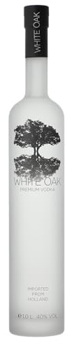 White Oak Premium Vodka – 1000 ml – Wodka aus den Niederlanden – 40% Vol | Alkohol Geschenk für Männer und Frauen – reiner genuss für Cocktails & pur – Wodka Geschenkset & spirituosen Angebot