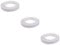DOITOOL 3 Rollen Schrank Kanten Streifen Bildschirm Lärm Transferband Für Vinyl Akustisch Htv Streifenbildung Reparaturband Für Markisen Lamelle Montage Selbstklebende Wand Weiß Pvc