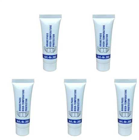 Schmiermittel, 15g Bremssattel Fett, 5 Pack Hitzebeständiges Mehrzweck Bremsfett Für Schrauben, Bremsbeläge, Ventile, Zahnräder, Schiffe, Keramik
