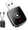 Robofun Carplay Wireless Adapter, 2025 Mini Carplay Adapter kabellos kompatibel mit car Connect pro,Bluetooth 5.0, Plug und Play,für Autos mit kabelgebundenem CarPlay(Android Wird Nicht unterstützt)