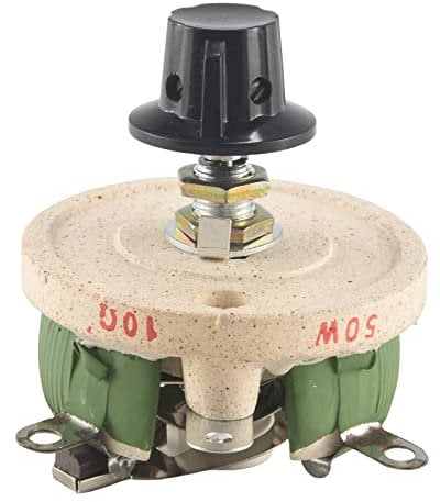Agwuoetr 50W 10 Ohm Keramik Potentiometer Variable Taper Pot Widerstand Rheostat