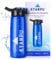 Kyanpu - Gourde Filtrante Eau Non Potable 650ml | Filtre Eau au Charbon Actif | Purificateur d'Eau | Randonnée Camping Kit de Survie Complet Voyage | Gourde Paille Survie