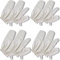 Garshana Handschuhe aus Rohseide, Massagehandschuhe, ayurvedische Massage, 100% reine Rohseide, Garshana-Handschuhe, Rohseide mit elastischen Handgelenkbändern, trockenes Bürsten, Peeling