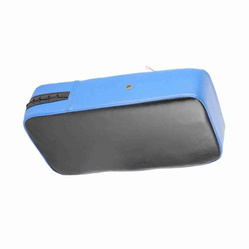 OVAQUIXI Trainings-Schlagpratzen, PU-Leder-Pad für Muay Thai MMA Karate Kickboxen für das Kampfsport-Heim-Fitnessstudio (Blue)