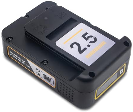 SEYGSTG Remplacement pour Karcher 18V 2.5AH Affichage de la Batterie en Temps réel, sûre et Durable, Convient pour Tous Les Outils Kärcher 18 V