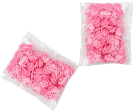 LALADEFIEE Coppetta per Innesto Ciglia in Plastica Rosa 200 Pezzi, Strumento Ausiliario per Estensione Ciglia, Tazza Colla per Laminazione Semipermanente