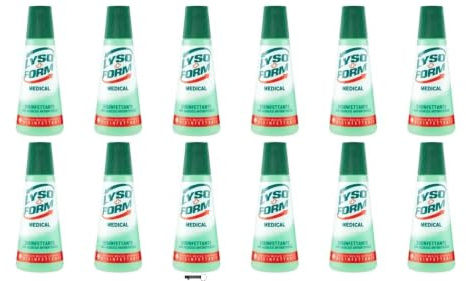 12x Lysoform Medical Desinfektionsspray 250 ml – Desinfektionsmittel für Oberflächen, Schnelltrocknend, Hygienische Reinigung,+Italy Shop Service Kostenloser Schlüsselanhänger