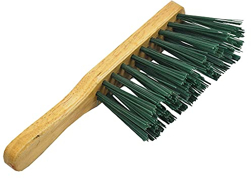 Faithfull FAIBRHANDSTI PVC Stiff Green Hand Brush 275mm (11in)
