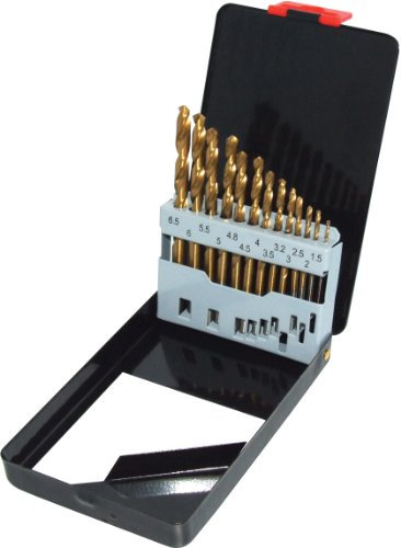 Amtech F1130 13pc Tin Coated Hss Drill Bit Set
