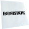Kiwistar - Autoaufkleber - schwarz - 40 x 6 cm - Static - Heckscheibenaufkleber Auto Aufkleber wetterfest für Kfz LKW Mofa Truck - Sticker außen selbstklebend Tuning Zubehör für Fenster Fahrzeug