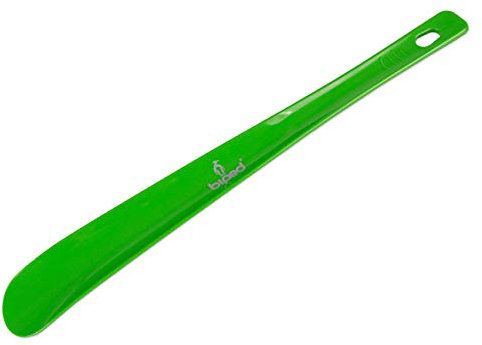 Die Schuhanzieher Chausse-pied en plastique 35 cm avec trou pour accrocher z1555 (vert)