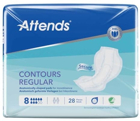 Attends Contours Regular 8, 28 Stück