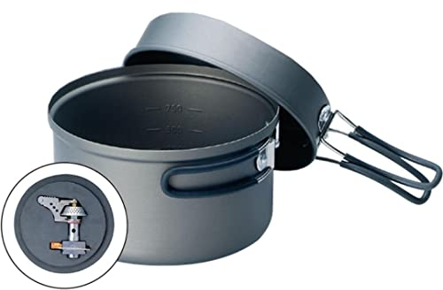 Kovea Solo Lite Titan-Kocher mit hochreinem, harteloxiertem Kochset