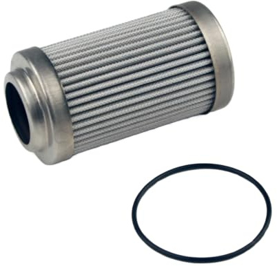 Aeromotive 10 Micron Replacement Fuel Filter Element - Microglass - 12650 | Media, Fits 2 OD ORB-10 Inline Fuel Filter Housings, Gas, Diesel, Ethanol & Methanol Compatible